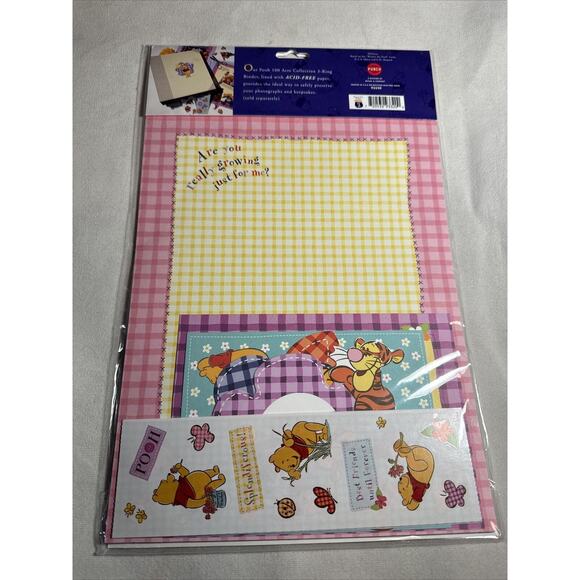 Winnie The Pooh Sunny Day Fun 100 Acre Collection Scrapbook Page Kit Vintage NOS - Picture 2 of 3